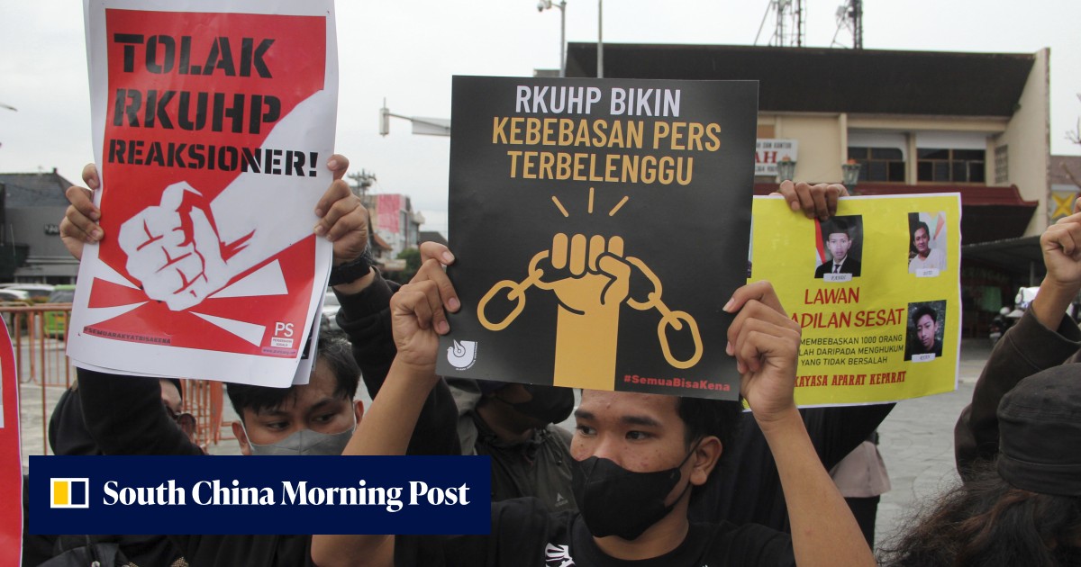 Indonesian groups decry ‘destruction of democracy’ as new criminal code ...