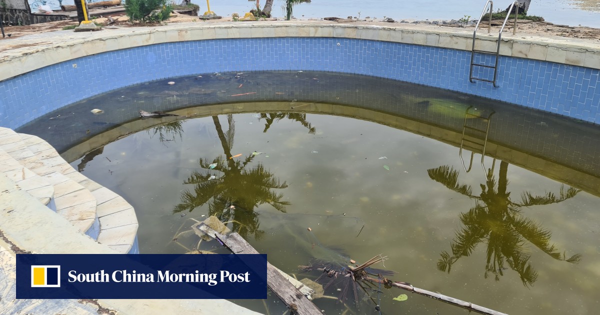 ‘Worse than a tsunami’: pummelled Indonesian resort island is in bad shape