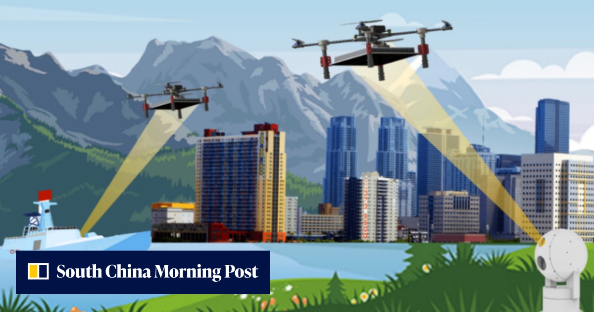 Chinese scientists develop laser-powered drone to stay aloft ‘forever ...
