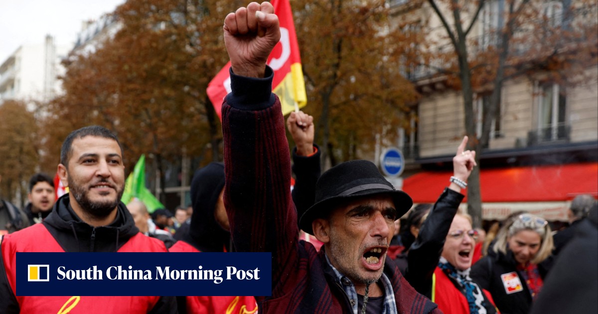 Strikes called as Macron pushes to raise France retirement age to 64 ...