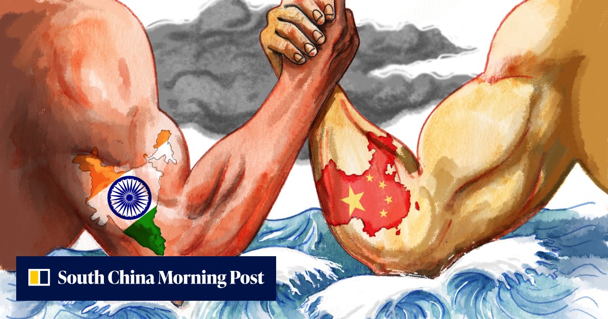 China and India navies vie for influence in Indian Ocean amid border ...