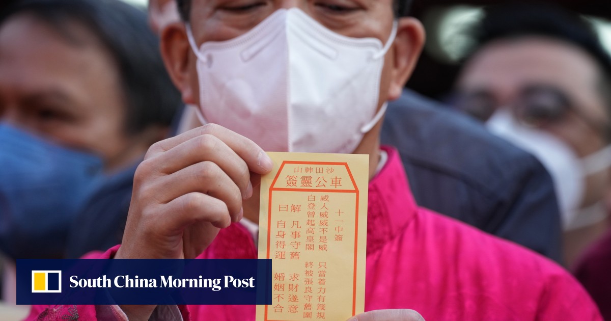 Lunar New Year prophecy warns Hong Kong officials against flaunting power, rural leader says after drawing fortune stick at annual ritual Lunar New Year prophecy warns Hong Kong officials against flaunting power, rural leader says after drawing fortune stick at annual ritual