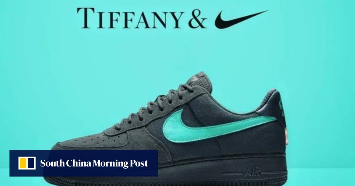 Wholesale Tiffany Nike Af1 Shoes Blule Casual Walking Designer