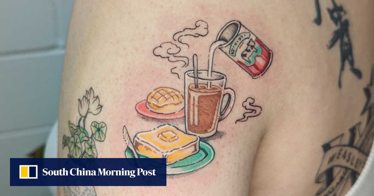 Her tattoos of Hong Kong and Chinese culture hit home for Asians overseas
