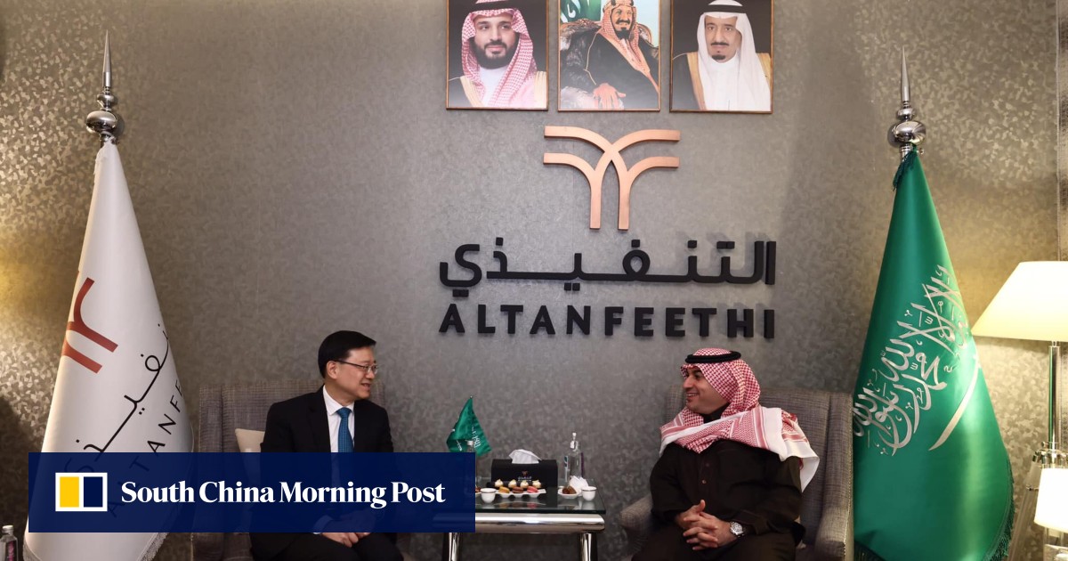 Hong Kong’s John Lee aims to lure oil giant Aramco as he arrives in Saudi Arabia