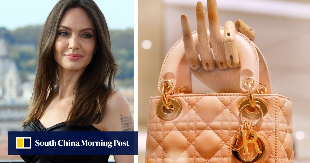 Angelina Jolie accessorizes her look with Princess Diana's favorite Dior bag:  See photos