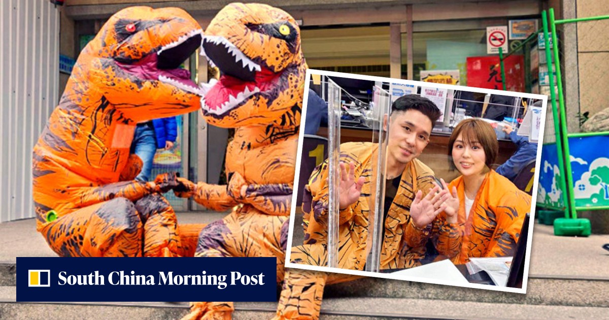Lizard love: kerfuffle in Taiwan as Chinese couple get married in ...