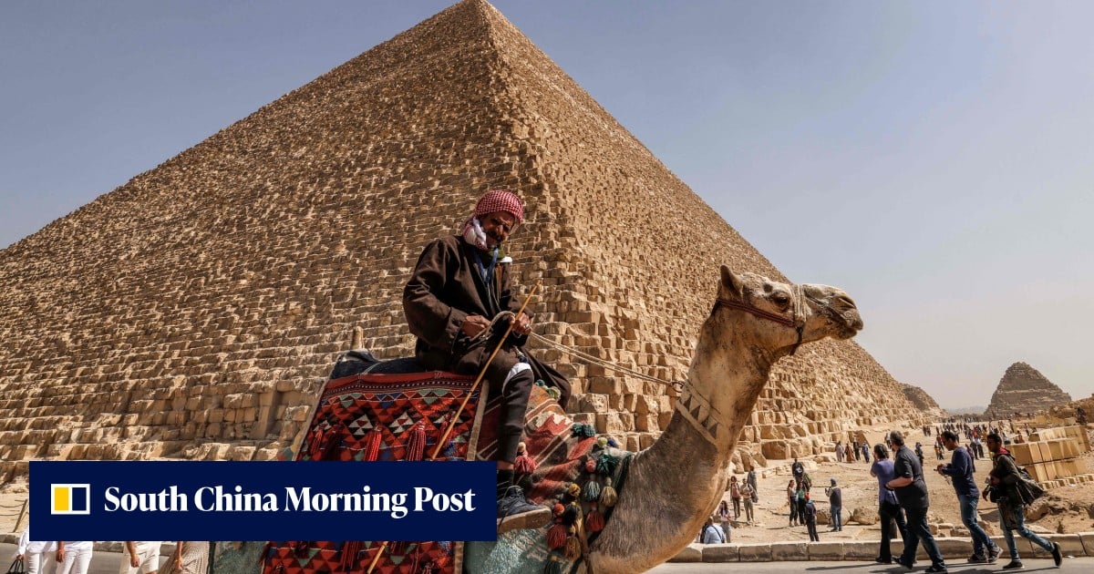 Pyramid Ramp Found Hidden corridor found in Egypt’s Great Pyramid by using cosmic rays to ...