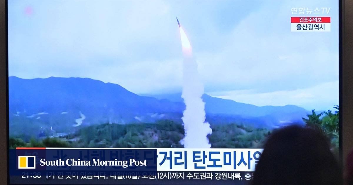 North Korea fires ballistic missile toward sea – no immediate threat, says Seoul