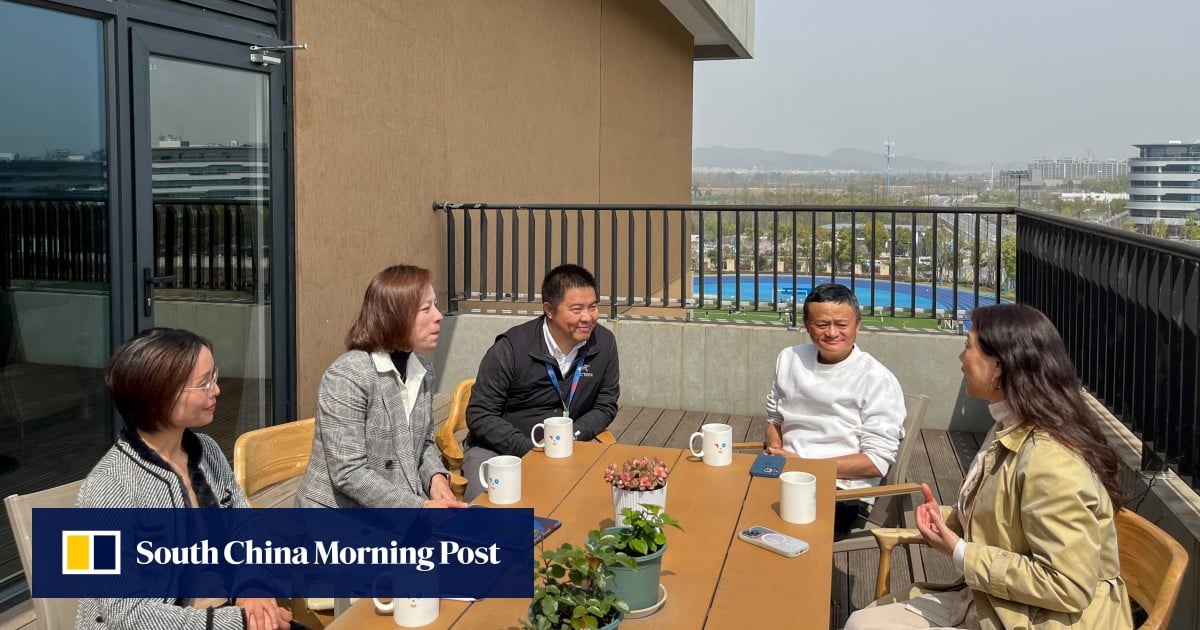 Jack Ma returns to mainland China to visit school in Hangzhou