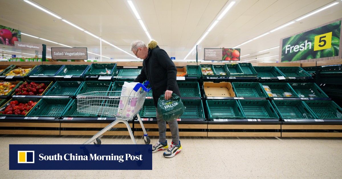 UK told to get used to fresh vegetable shortages amid record food inflation, drought South
