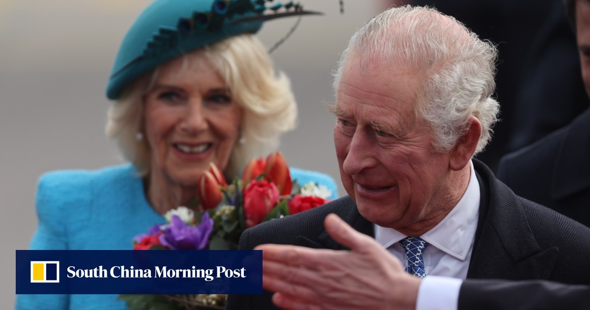 King Charles makes world debut as tour starts in Germany