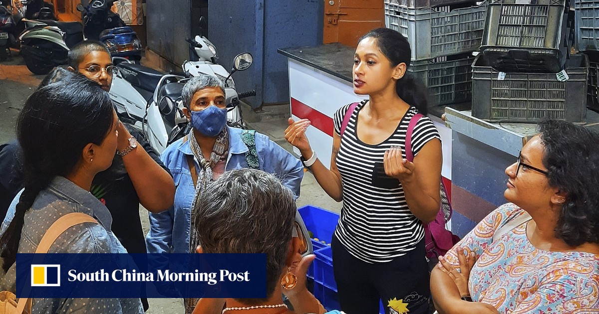 Most women avoid Indian streets at night. This group strode bravely together