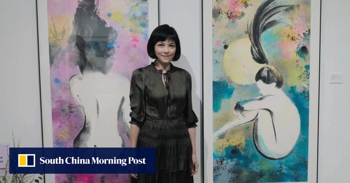 Fluidity of female nudes combines with Chinese ink style in Hong Kong show