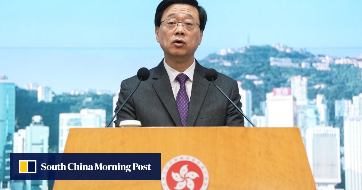 Call for US to lift sanctions on Hong Kong leader John Lee ahead of