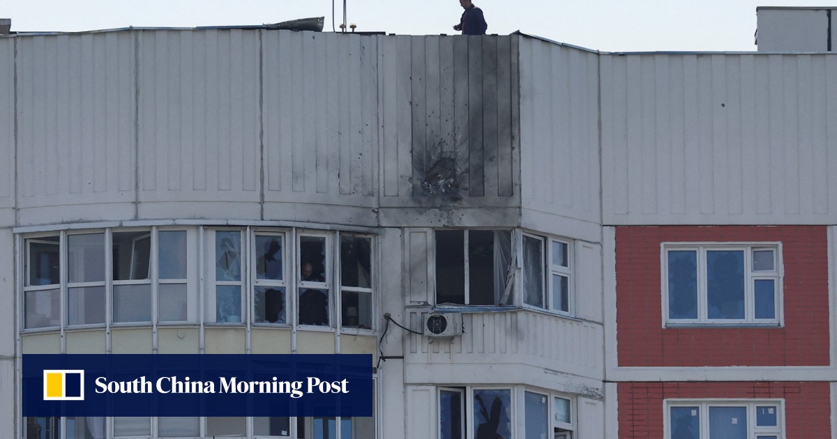 Drones target Moscow as Russia launches another air raid on Kyiv