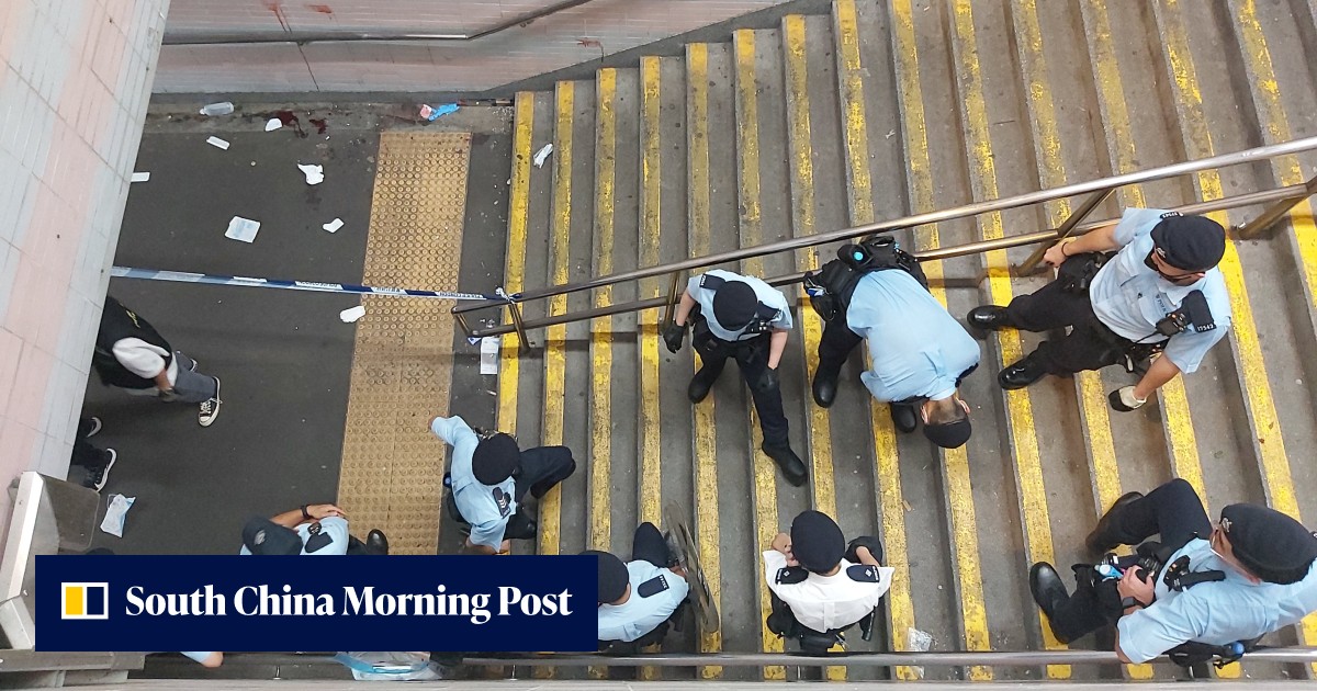 Hong Kong police arrest 27-year-old man in connection with knife attack ...