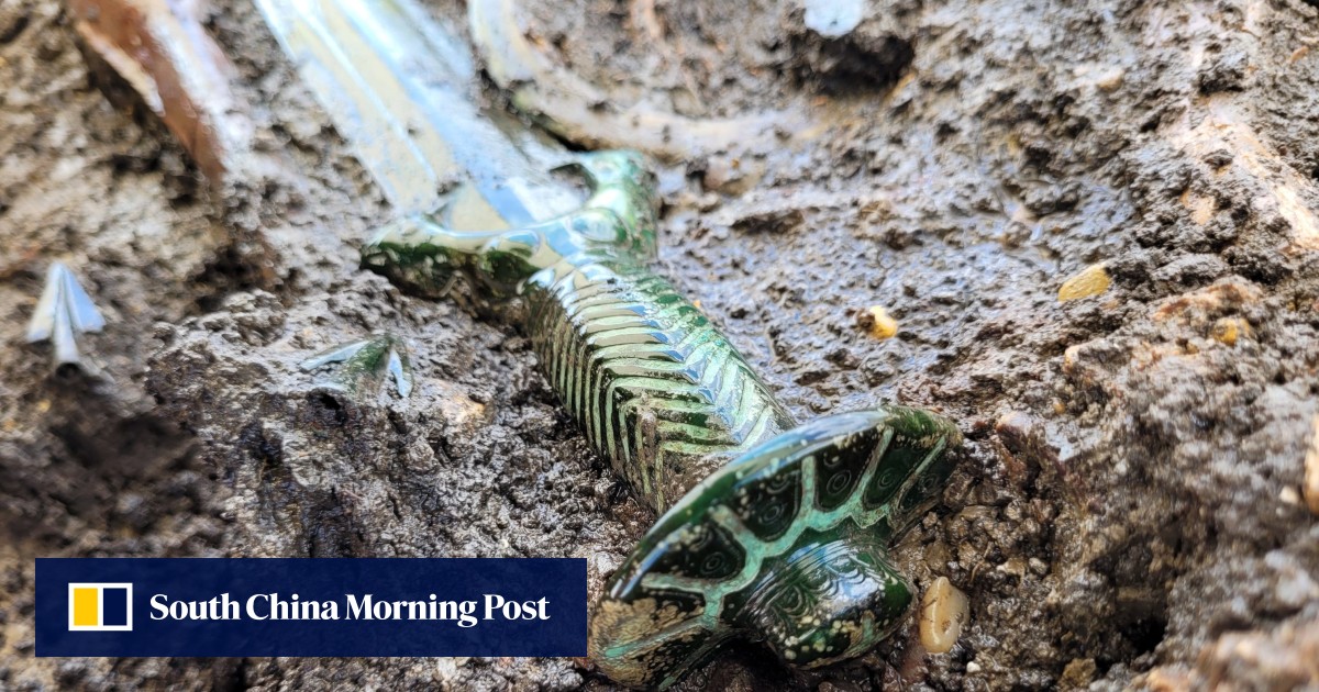 Archeologists find Bronze Age sword so well-preserved it ‘almost shines’