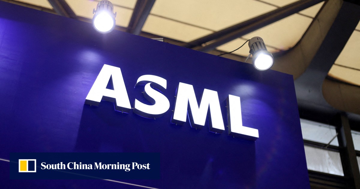 China’s chip ambitions dealt fresh blow by new export rules on ASML machines