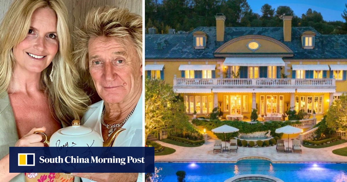 Rocker Rod Stewart Lists European-Style L.A. Home For $70 Million