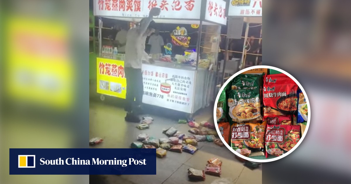 ‘Are you OK?’ Chinese man spends US120 buying all instant noodles