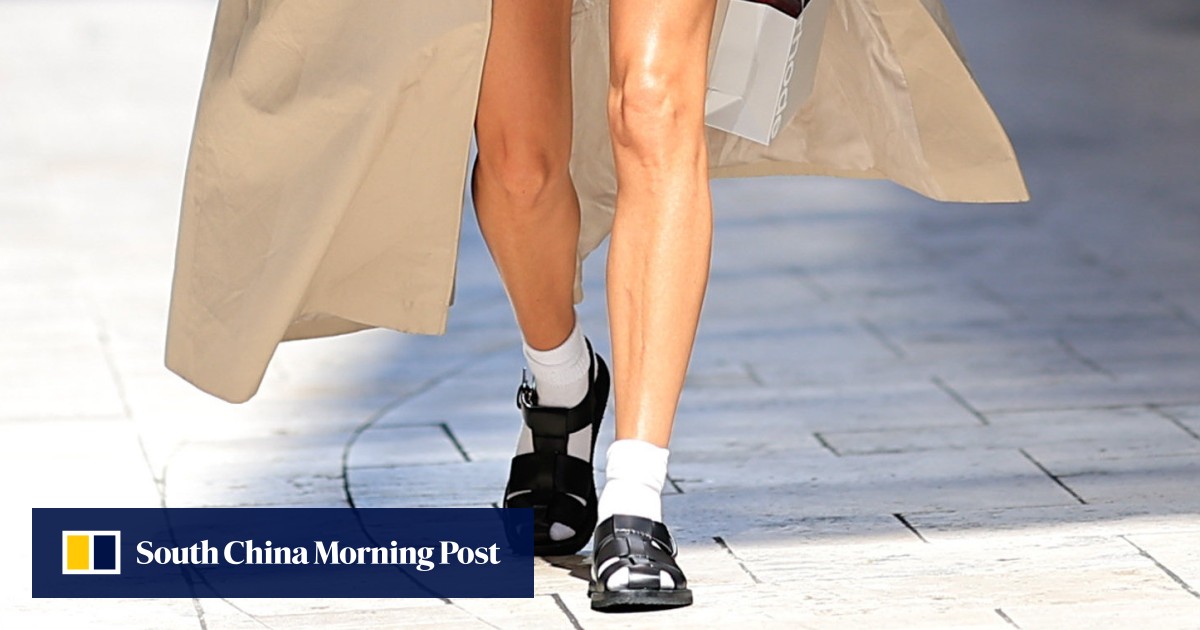 Catch of the day? 4 luxury fisherman sandals like Hailey Bieber's – from  Gucci and Prada's rubber iterations to Marni's leather footwear and Thom  Browne's towering platforms