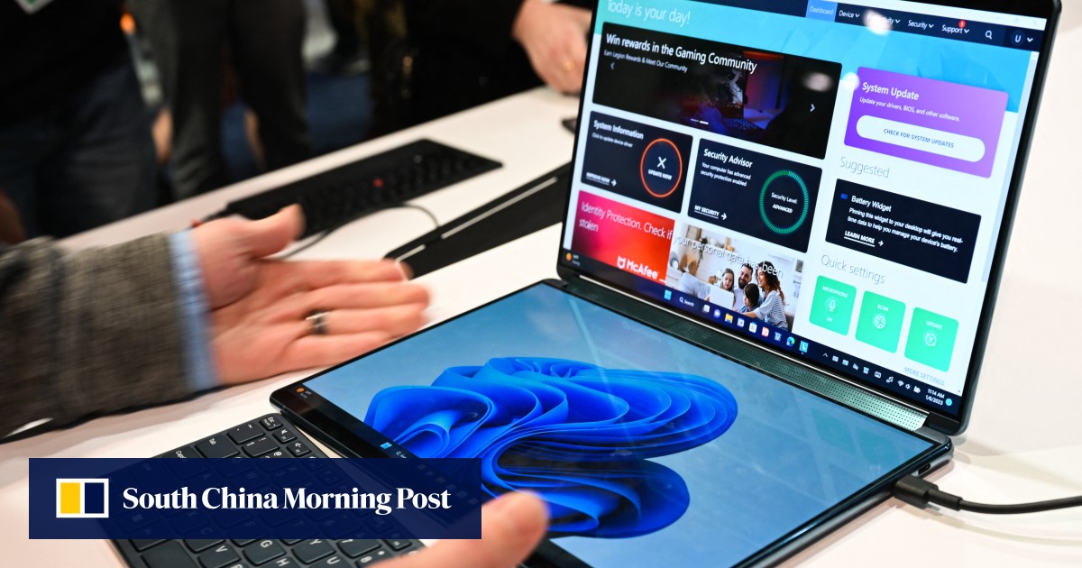 Lenovo profit misses as global PC downturn deepens, but Chinese-owned firm retains top spot in market over HP
