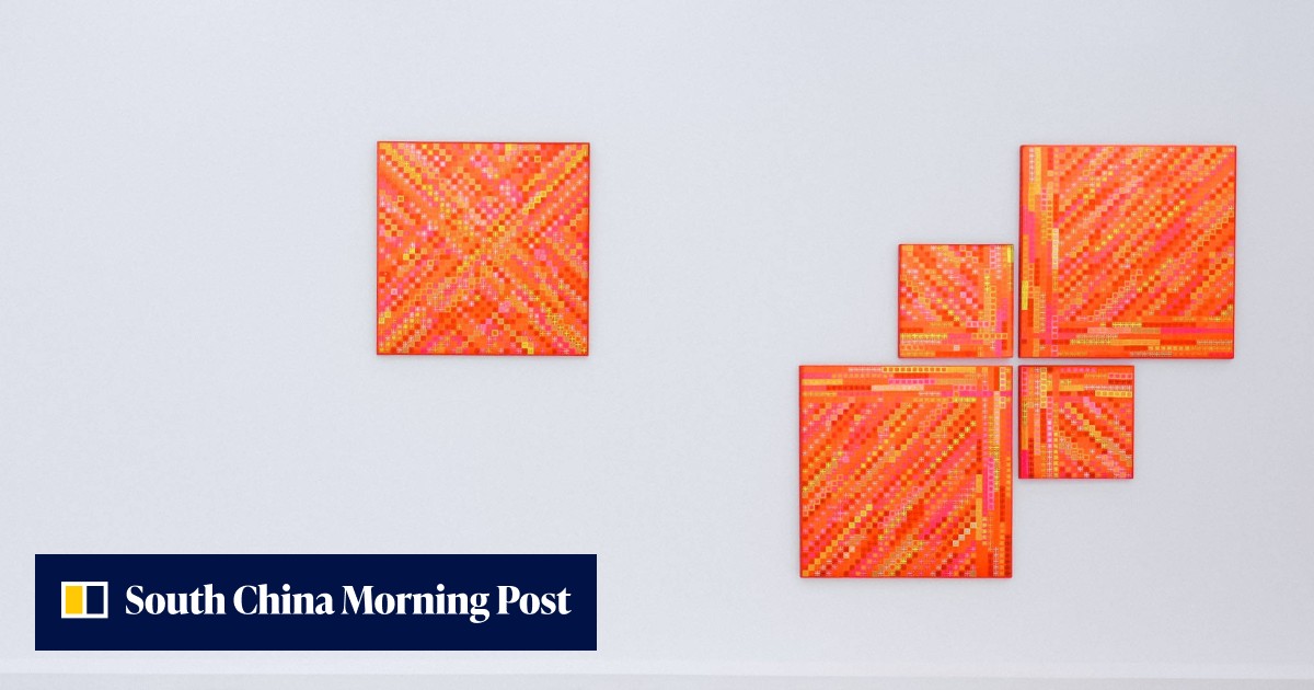 China Abstract How Chinese abstract artist Ding Yi turned crosses from a symbol of ...