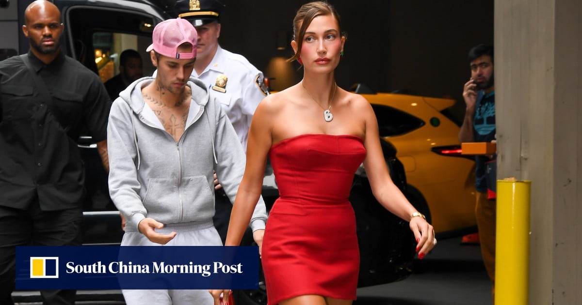 ‘Grounds for divorce’? Justin and Hailey Bieber’s fashion at her Rhode x Krispy Kreme collab launch sparked an internet uproar, with the model in a sleek dress and the singer … in sweats and a hoodie ‘Grounds for divorce’? Justin and Hailey Bieber’s fashion at her Rhode x Krispy Kreme collab launch sparked an internet uproar, with the model in a sleek dress and the singer … in sweats and a hoodie