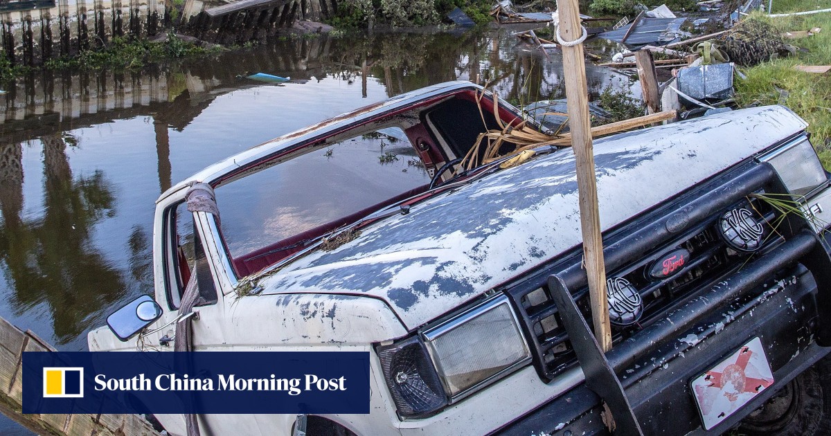 Biden signs disaster declaration as tropical storm Idalia hits North Carolina after pounding