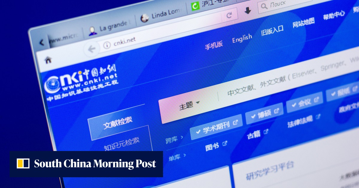 China fines academic research database owner CNKI US$6.9 million for ...