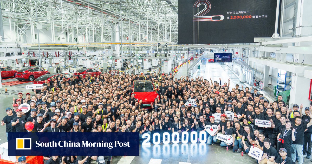 Tesla hails pace of production in Shanghai after rolling out a million ...