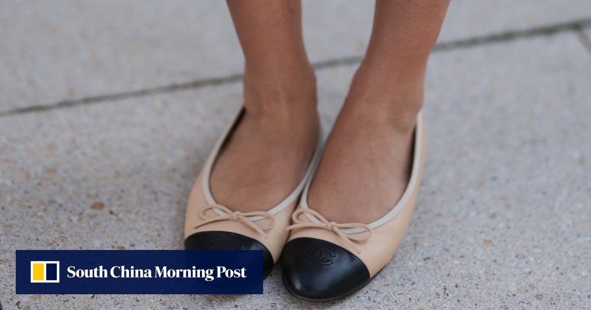 Chanel style ballet pumps shop