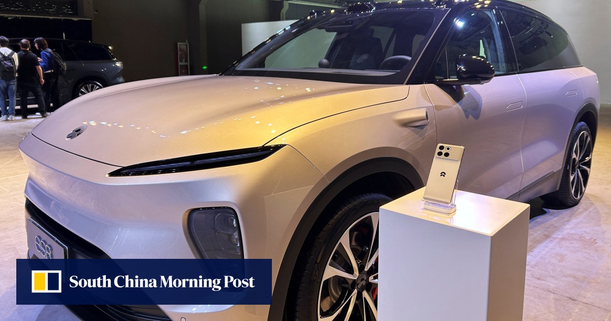 Chinese EV maker Nio launches world-first smartphone designed as an intelligent vehicle companion