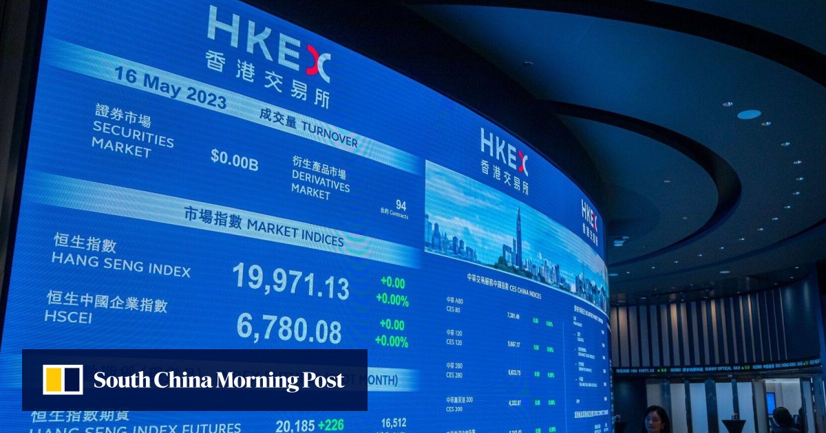 香港股市因资产宽松猜测而上涨，中国纾困，融创交易提振陷入困境的开发商