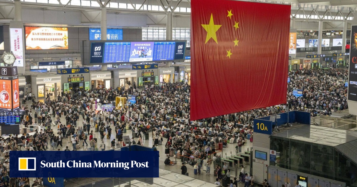 China’s economy ‘still shows Covid scars’ despite ‘golden week’ travel boom