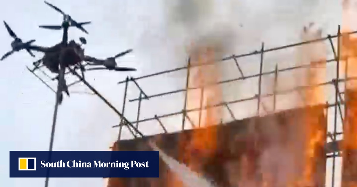 Chinese AI drone system aims to hit fires in hard to reach places