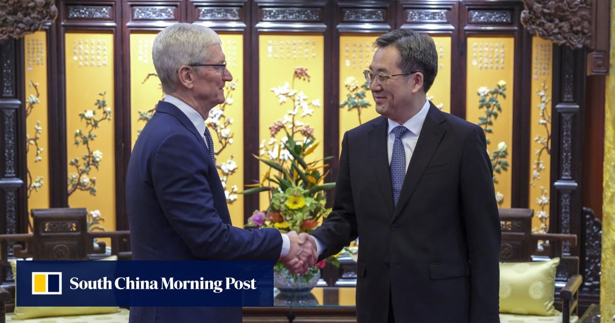 Apple CEO Tim Cook meets Chinese vicepremier, renews commitment to China
