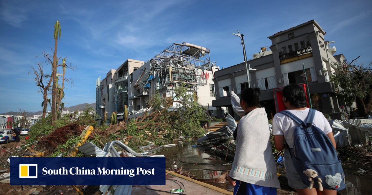 ‘Total disaster’: Mexico hurricane kills at least 27 in Acapulco
