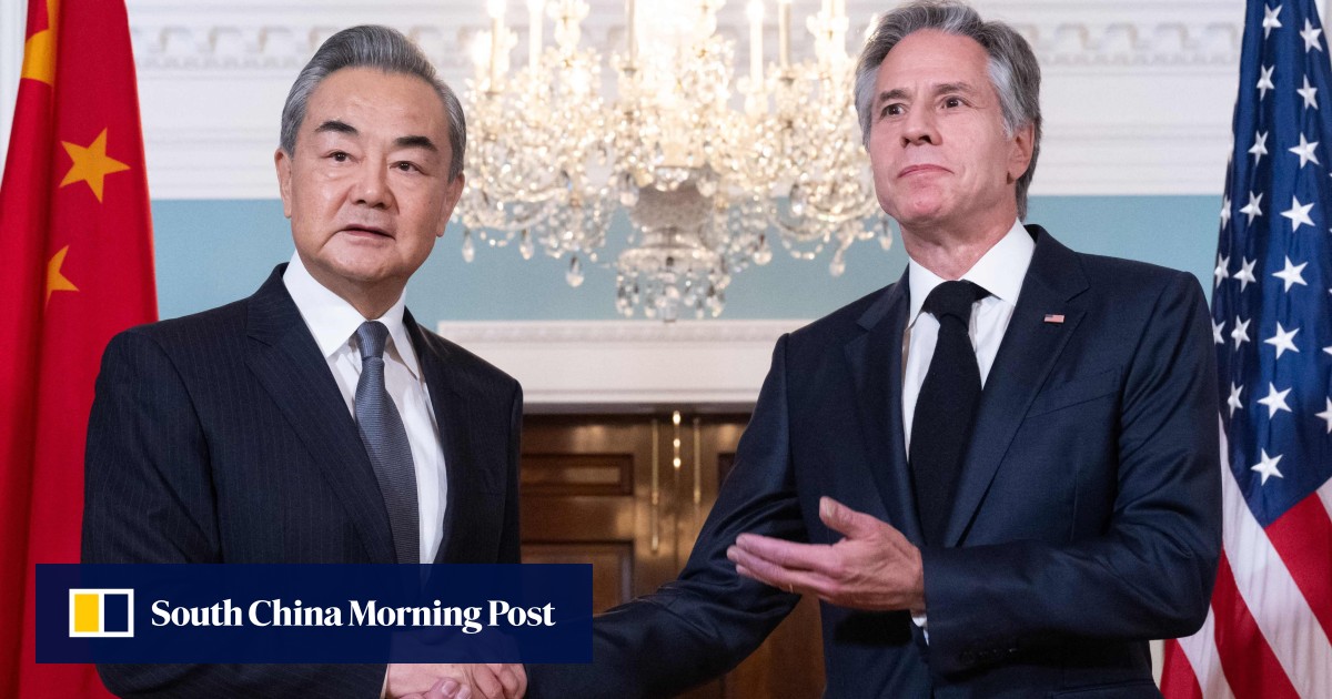 Chinese foreign minister Wang Yi urges ‘in-depth’ Sino-US dialogue ahead of Antony Blinken meeting