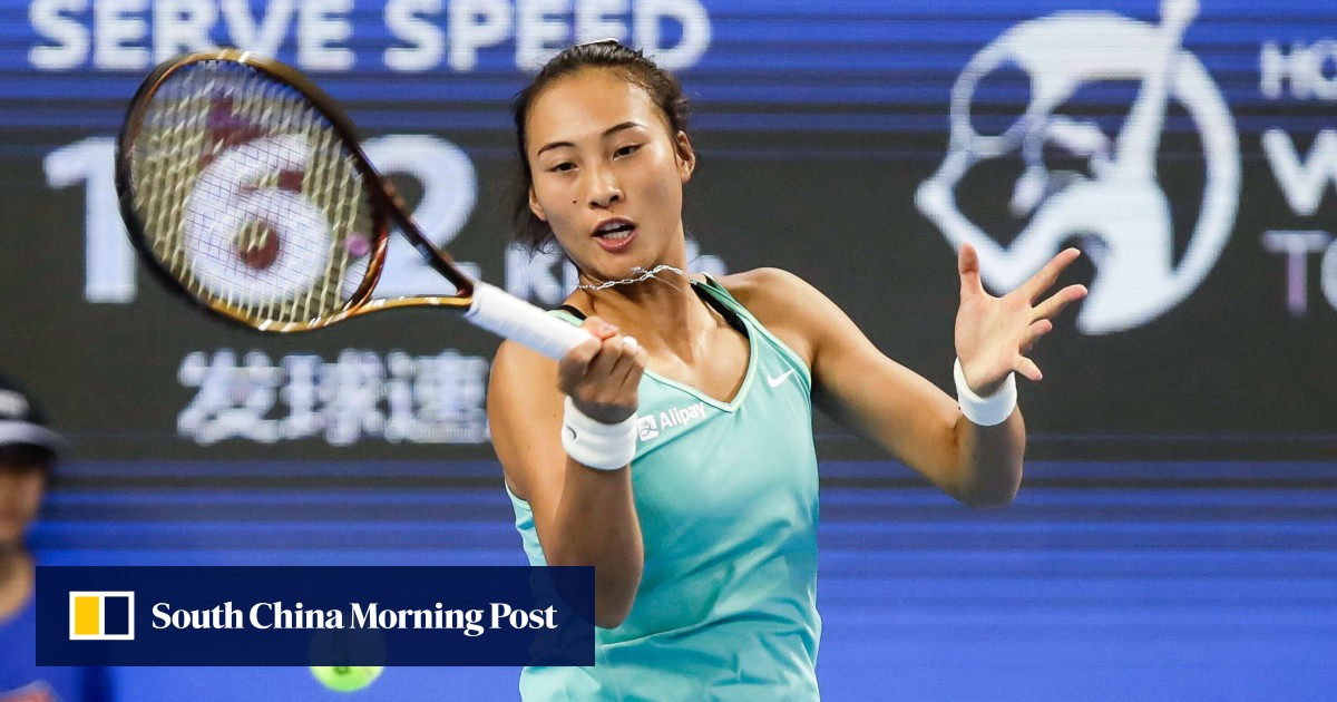 WTA Elite Trophy: Zheng sets up all-Chinese semi-final with Zhu