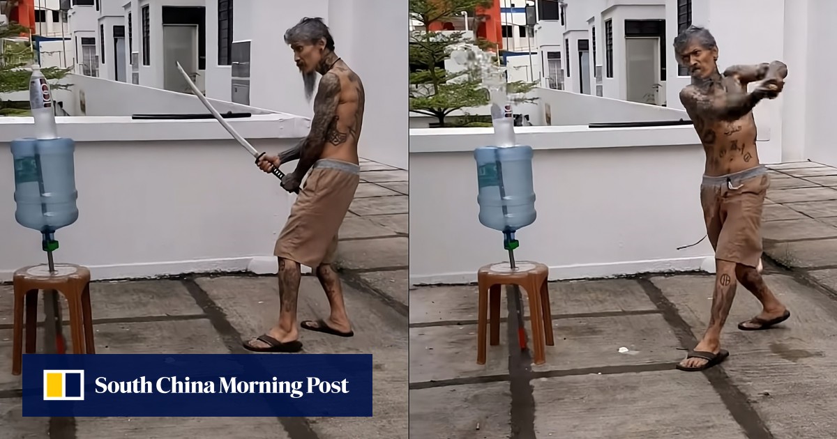 Singapore man’s samurai sword social-media antics land him in court