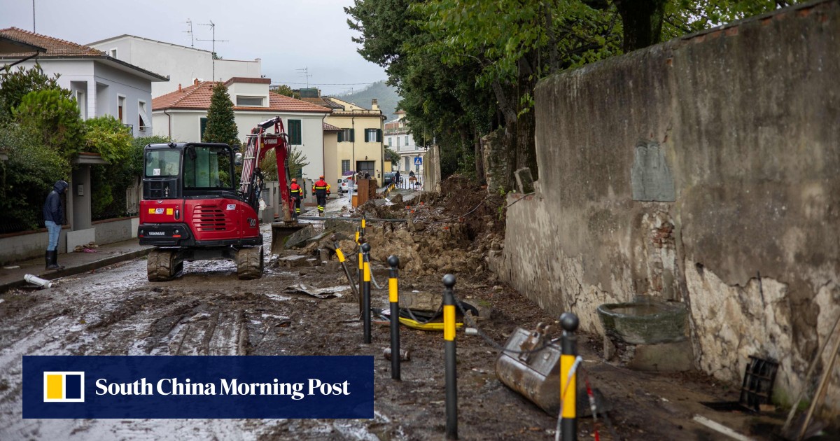 Storm Ciarán kills at least 5 as it brings record rainfall to Italy, taking European death toll to 12