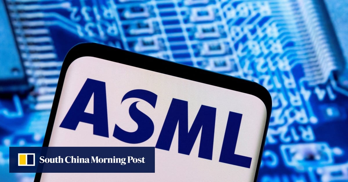 Het Nederlandse chipapparatuurbedrijf ASML brengt volwassen lithografiemachines naar Chinese klanten