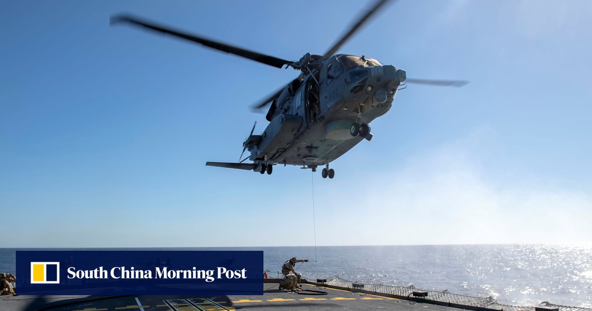 Chinese warplane fired flares at Canadian chopper over South China Sea