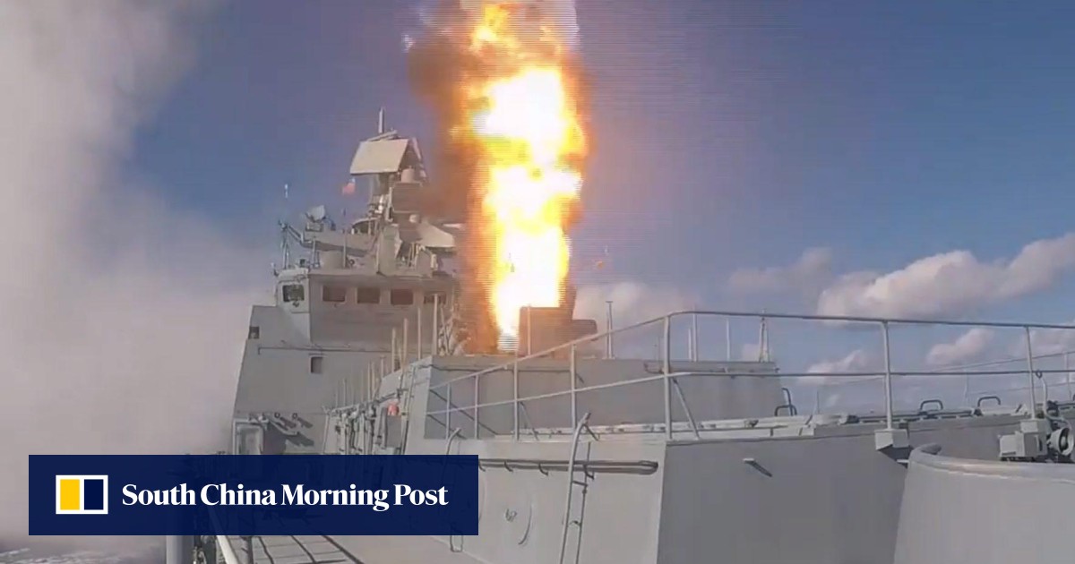 Ukraine hits Russian shipyard in Crimea port, damages ship