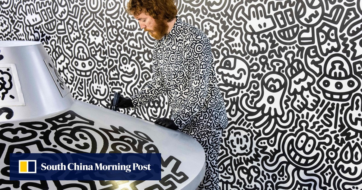 Freehand artist Mr Doodle comes to Hong Kong on mission to 'doodle