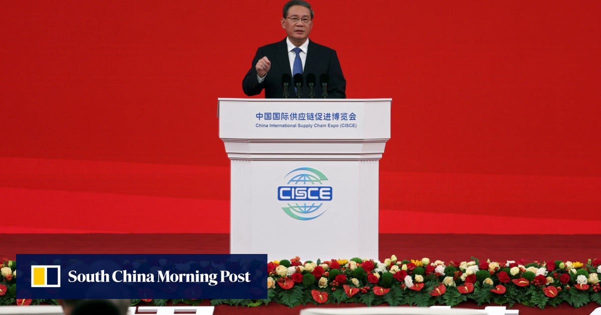 China eager for closer supply chains and no decoupling, Premier Li Qiang tells inaugural expo, in latest charm offensive