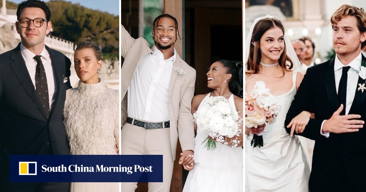 9 celebrity weddings that renewed our faith in love in 2023 from Princess Diana s niece Lady Amelia Spencer and Greg Mallett and Chris Evans and Alba Baptista to Simone Biles and Jonathan