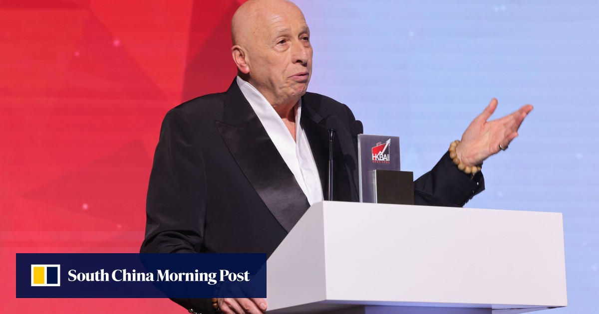 Entertainment magnate Allan Zeman feted at the 2023 DHL-SCMP Hong Kong Business Awards for his life’s work in promoting Lan Kwai Fong